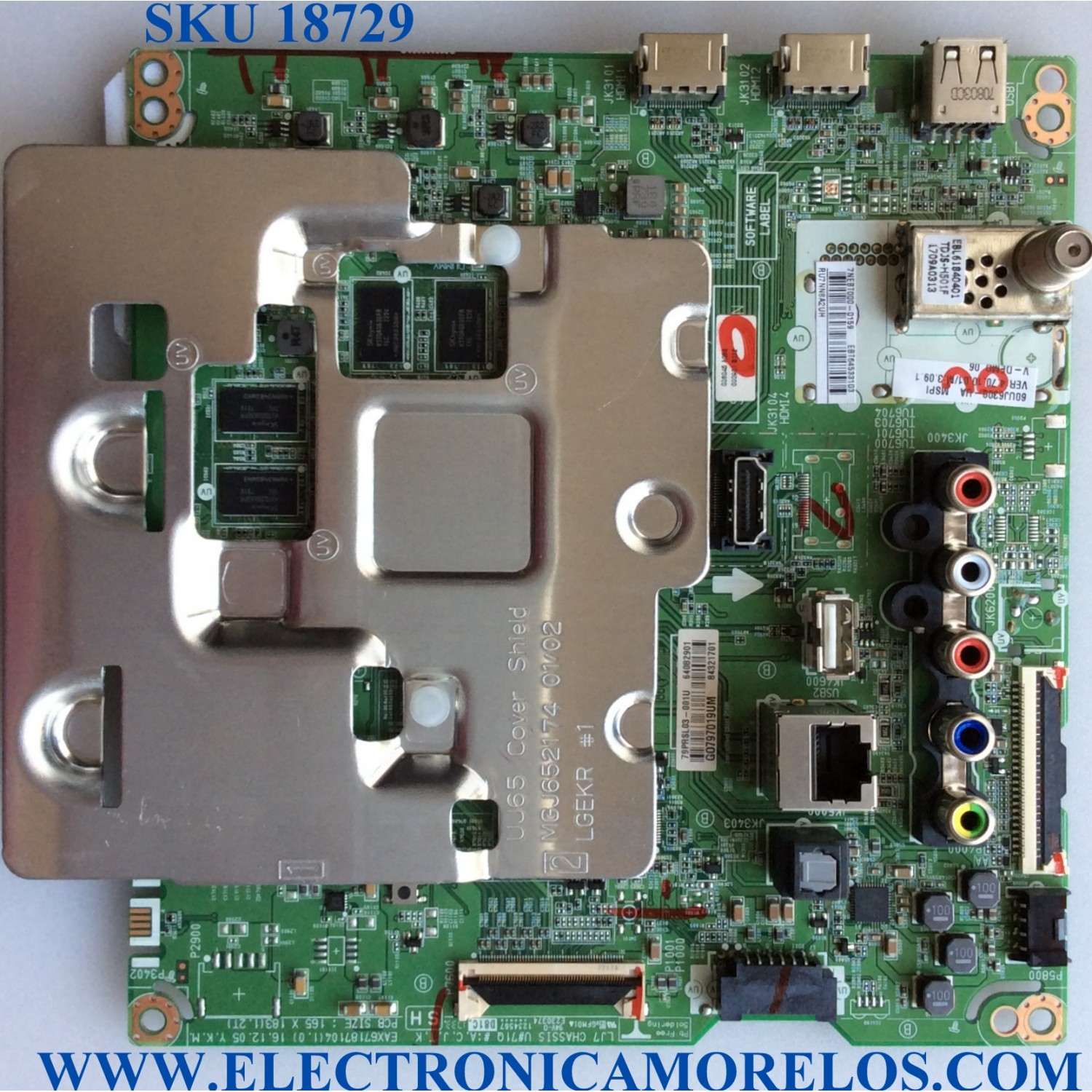 MAIN / LG EBT64533103 / EAX67187104 (1.0) / EAX67187104 / PANEL NC600DGE AAFXC / MODELOS 60UJ6300-UA.AUSYLOR / 60UJ6300